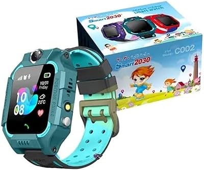 Intelligent children's watch with micro sim card, high resolution touch screen and naby green mint button dial.. Discover more ways to save — every day on DIAYTAR Nigeria.