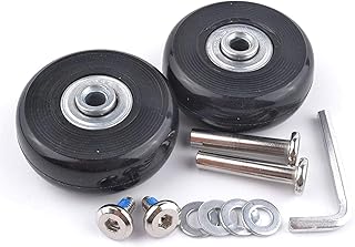 1 pair of 30 replacement wheels for luxury repair hubs luggage 50 x 18 mm (black).. Your shopping journey simplified with DIAYTAR NIGERIA's vast selection and budget-friendly shipping.