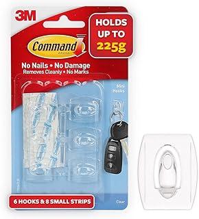 Hooks for ribbon command model 17006clr -es - small - transparent, can contain up to 225 grams 6 hooks and 8 ribbons per package.. Shop without limits at DIAYTAR NIGERIA and receive your purchases at budget prices within the week.