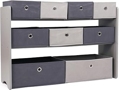 Humble Crew children's toys with 9 fabric storage boxes.. DIAYTAR NIGERIA connects Nigerians with quality products at affordable prices, delivered in 5-8 days nationwide.