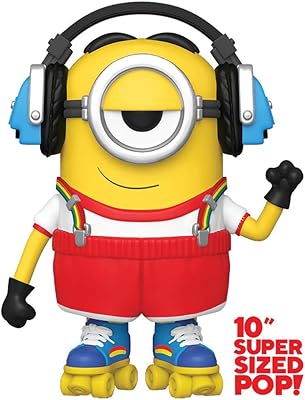 Funko 47811 Pop vinyl figurine! Minions 2-10 Stuart with roller skate boots.. DIAYTAR NIGERIA brings affordable shopping to your fingertips with reliable delivery in less than 8 days.