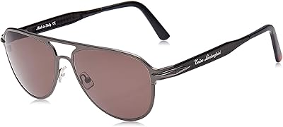 Tonino Lamborghini aviator sunglasses for men-59-17-140 mm, brown.. DIAYTAR NIGERIA redefines convenience with our vast product selection and swift nationwide delivery.
