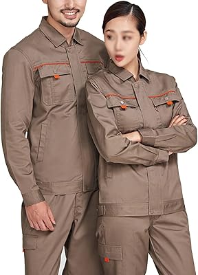 Business costume with several pockets, cotton protective coats and robust polyester (color: style 6, size: 180).. Shop without boundaries at DIAYTAR NIGERIA, offering affordable products with convenient delivery times.