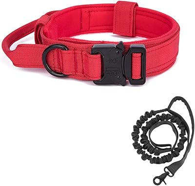 Baiter adjustable and durable tactical necklace in a military reflective nylon for large dogs, German shepherd, outdoor training, walks with leash.. DIAYTAR NIGERIA connects you with thousands of products at competitive prices, delivered within a week.
