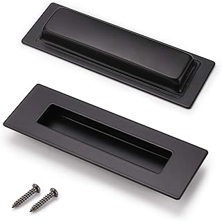 (package of 2) Propero black rectangular handles for sliding stainless steel doors for cabinet doors and 6 "(150 mm) doors (150 mm).. DIAYTAR NIGERIA makes quality accessible with low prices and reliable 5-8 day nationwide delivery.