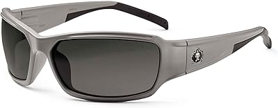 Ergodyne Bull's sunglasses from Skuller's - matt gray frame, smoked glasses.. You shop, we deliver — quick and easy with DIAYTAR Nigeria.