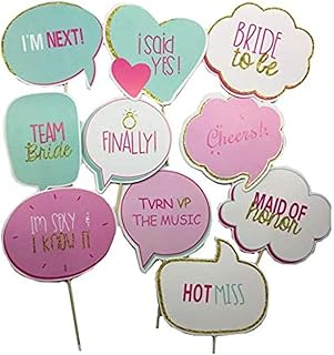 10 pieces of photo cabin supplies for future bride, for the decoration of wedding party, team party supplies.. Fast, affordable, and reliable — that’s the DIAYTAR Nigeria experience.