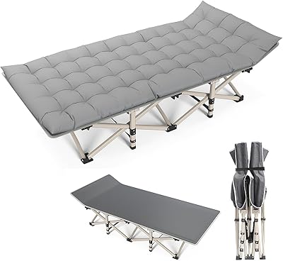 Beauty portable campsite beds, folding outdoor campsite with mattress, robust travel beds, companion bed, long hiking chair, swimming pool, beach, patio, home (style 2).. Experience the ease of one-stop shopping with DIAYTAR NIGERIA's diverse catalog and nationwide delivery.