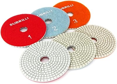 Wet/dry diamond/dry polishing pads in 3 steps 4 "for concrete, marble, granite.. Your shopping dreams realized through DIAYTAR NIGERIA's affordable platform with reliable delivery times.