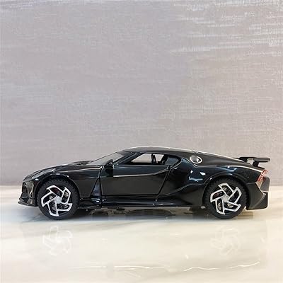 Car Seduced pressure on the scale 1:32 from Bugatti The oven car-black car pressure under pressure with sound and light in alloy, toys for boys in limited edition (color: black).. DIAYTAR NIGERIA: Bridging the gap between consumers and quality products with affordable nationwide shipping.