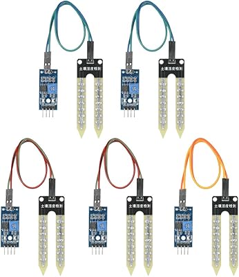 5 parts soil humidity sensor detection module replacement of the automatic irrigation system for Arduino.. DIAYTAR NIGERIA makes online shopping accessible with our budget-friendly prices and reliable shipping.
