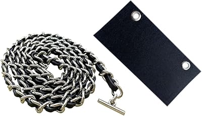 True cow's leather chain conversion kit + insert compatible with the portfolio in Rabat Long Chanel, gift for women.. DIAYTAR NIGERIA delivers more than products - we deliver affordable shopping satisfaction nationwide.