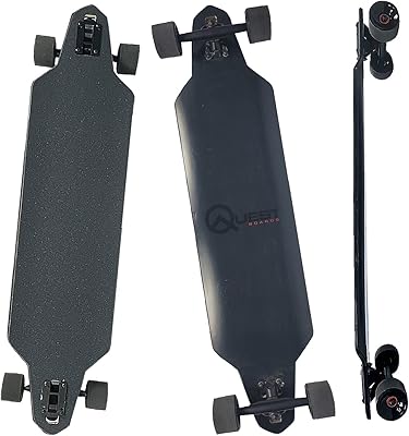 Quest Skateboards Zero Dark 40 Downhill Longboard Unisex for Young and Adults - Simple black with personalized Quest logo - (40 inches).. From kitchen tools to phones — DIAYTAR Nigeria ships it all in a week.