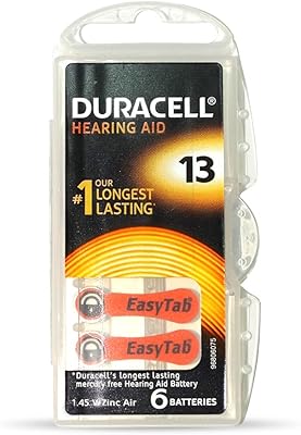 Batteries for hearing aids Duracell ActiveAir (1.45 V, 13-6).. DIAYTAR NIGERIA transforms dreams into deliveries with our affordable prices and reliable shipping.