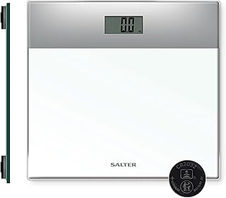Digital Personal Person Salter 9206 SVWH3R, Dipped glass platform, Easy to read LCD screen, Electronic Balance of Body Weight, Activation by steps, capacity of 180 kg/400 lb, 15 years warranty, silver/white.. Discover why DIAYTAR NIGERIA is the smart shopper's choice for affordable products delivered nationwide.