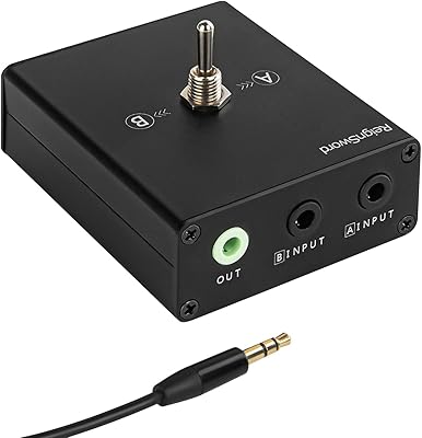 3.5 mm audio adapter, portable audio distributor housing (2 in 1 input / 1 input 2 outputs) Manual selection adapter for mini helmet with additional cable 47.2 "(120 cm) No external power required.. DIAYTAR NIGERIA delivers what matters - quality, affordability, and prompt nationwide shipping.
