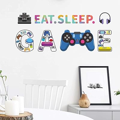 Removable amateur wall stickers video game design eight sleep games to decorate boys' room and teenagers, children's rooms, games room and bedroom.. Shop the future with DIAYTAR NIGERIA - thousands of products, unbeatable prices, delivery within a week.