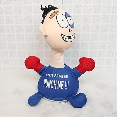 Facial anti-stress plush toys, children's punch me for children, children's ventilation toy, anti-stress toy for adults (color: blue, height: 25 cm).. Nigeria's most loved e-commerce platform delivers affordable shopping solutions to your doorstep.