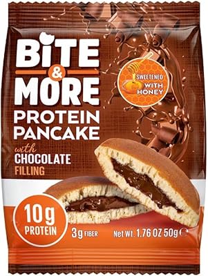 Protein Crêpe Bite & More - Chocolate garnish - Sweet in honey - 10 g of protein - 3 g of fibers - 12 x 50 g.. Your ultimate shopping destination, DIAYTAR NIGERIA combines extensive selection with affordable shipping.