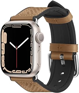 Spigen Retro Fit watch strap designed for Apple Watch Series 7 (45 mm), Series 6/SE/5/4 (44 mm) and Series 3/2/1 (42 mm) - Brown.. Discover endless shopping possibilities at DIAYTAR NIGERIA, with budget-friendly prices and reliable delivery.