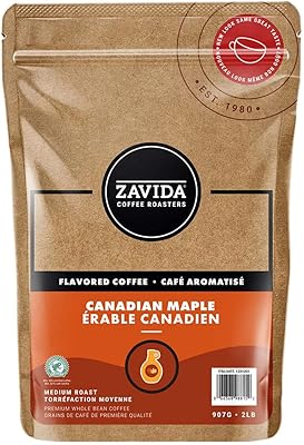 Coffee with whole grains with Canadian maple Zavida - Average roasting grains 907G.. DIAYTAR NIGERIA brings the marketplace experience online with affordable and reliable delivery service.