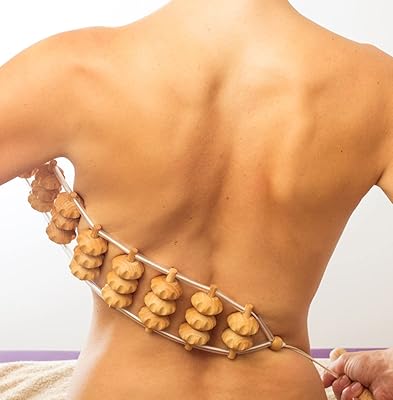 Tauli accessories - Back masseur with rollers and rope, multifunctional roller for back and neck to relieve muscle tensions and support skin health, 47.2 inch muscle roller.. Your shopping dreams realized through DIAYTAR NIGERIA's affordable platform with reliable delivery times.