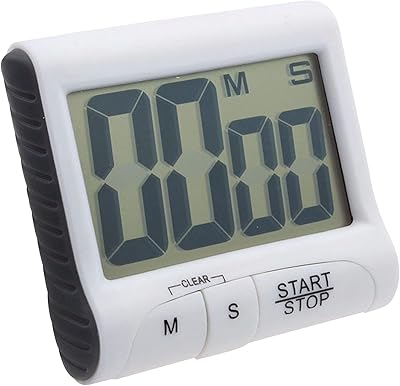 J/E Digital kitchen timer with powerful magnet, rear hole, strong alarm, large LCD screen, cooking timer, clock for time management, training, timer for cooking eggs.. DIAYTAR NIGERIA delivers on our promise of variety, affordability, and prompt nationwide shipping.