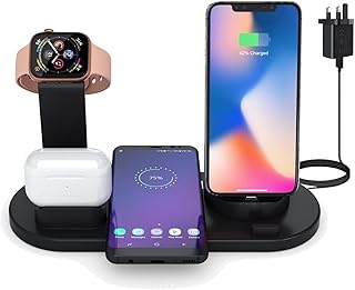 Wireless charger 6 in 1, quick wireless charger qi for several devices, Apple Watch Series 6/SE/5/4/3/3, AirPods Pro, iPhone 13/13 Pro/12/12 Pro/11 Series/XS Max/XR/XS/XS/8/8 Plus (Color 6).. DIAYTAR NIGERIA: Transforming online retail with affordable prices and consistent 5-8 day nationwide delivery.