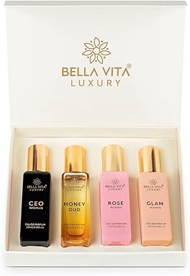 Bella vita biological perfume gift set for women 6 x 10 ml, luxurious perfume with long -term perfume.. DIAYTAR NIGERIA: Where shopping meets satisfaction with affordable prices and prompt delivery services.