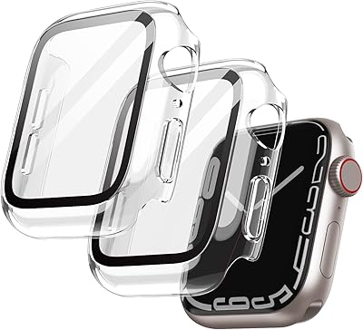 Jettech case with screen protector compatible with Apple Watch Series 8 7.. Shop smart, shop DIAYTAR - Nigeria's most affordable e-commerce platform with nationwide delivery.