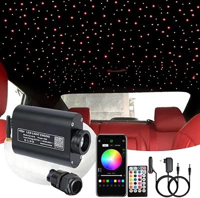 New 16W ceiling kit kit for car or house, bluetooth/remote control 28 keys, music mode, bulbs kit, 450 pieces 0.03 inch 10 feet.. No hassle, just shopping — DIAYTAR Nigeria delivers in under 8 days.