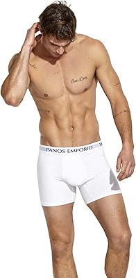 Set of 3 Panos Emporio boxers for men in cotton and bamboo.. Shop across boundaries with DIAYTAR NIGERIA's comprehensive catalog delivered nationwide at budget rates.
