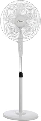 Click on a 16 -inch foot -on -standing electric fan with powerful safety grid, oscillation function, adjustable height, 45 watts, 2 year warranty, white - CK2035.. Save time and money with DIAYTAR Nigeria’s online store.