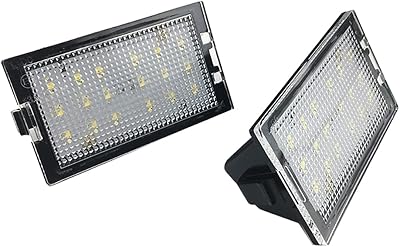 A pair of LED 1.8 W x 18,6500 k replacement license plate lights for Land Rover LR2/3/4 Range Rover Sport Car Parts.. From daily needs to rare finds, DIAYTAR Nigeria brings it to your door.