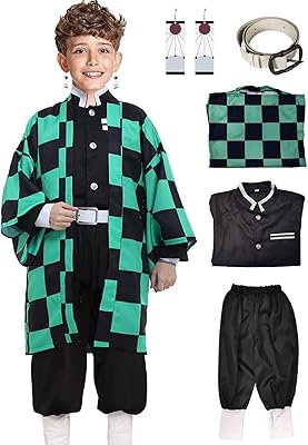 Cosplay costume yu qi ji z anime tangere kamado for children, set of Halloween kimono.. No stress, no delays — DIAYTAR Nigeria is your trusted shopping partner.