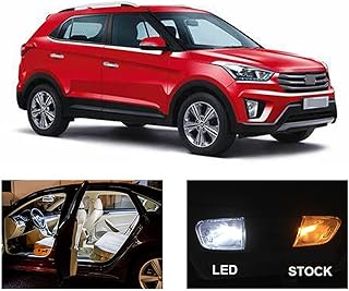 Reading kit of LED card dome in white canvas, 10 pieces, for Hyundai Creta 2015 2016 2018 2018 2019 2020, Interior lighting.. DIAYTAR NIGERIA brings the market to your screen with thousands of affordable products delivered to your door.