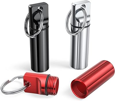 Mini portable pill box in aluminum alloy alloy holders waterproof metal door for camping.. Reliable delivery, all over Nigeria — that’s DIAYTAR Nigeria promise.