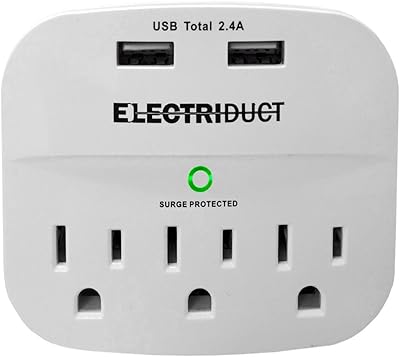 Connector protector, three sockets, with wall charger 2.4 a - white.. Fast, affordable, and reliable — that’s the DIAYTAR Nigeria experience.