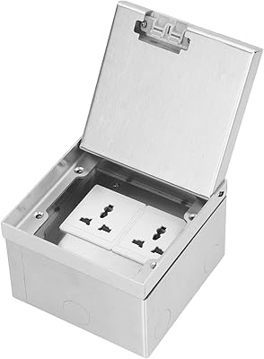Double -fitting Earthmail Box Integrated in AC 250V 4000W stainless steel, universal waterproof junction box for desktop.. Shop confidently with DIAYTAR NIGERIA, offering affordable prices and reliable delivery within a week.