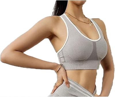 Set of Hofty sports clothing for women, sports clothes for women, women's training clothes, seamless yoga set, fitness clothes, sportswear (color: gray, size: m).. DIAYTAR NIGERIA: Connecting Nigerians with their needs through affordable prices and 5-8 day shipping.
