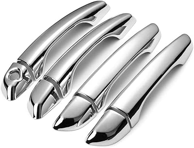 8 ABS Chrome Abs Car 4 Outdoor door handles, cover for Hyundai Elantra Sedan 2017 2018.. Shop smart with DIAYTAR NIGERIA, offering a vast product range delivered to your doorstep within a week.