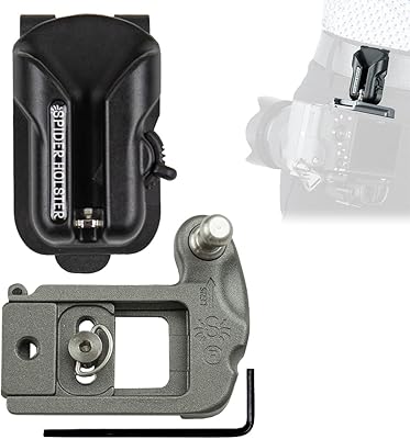 Camera support for spider clip with quick retraction options and secure automatic locking, includes a camera plate with a durable stainless steel pin - compatible with any belt.. Nigeria's e-commerce leader delivers unmatched variety and value to your doorstep in just 5-8 days.