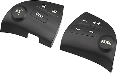X AUTOHAUX 1 Pair of volume control buttons for steering wheel on the left and right side for Lexus ES350 2007 84250-33190-C0.. DIAYTAR NIGERIA: Your trusted partner for affordable online shopping with reliable delivery timeframes.