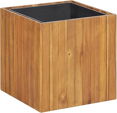 Fidaxl raised bed pot in solid acacia wood for outdoor garden, flowers and greenery, house kits, raised bed support box.. Embrace the convenience of DIAYTAR NIGERIA with thousands of products at your fingertips, delivered nationwide.