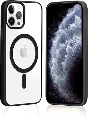 Ooshuang Transparent protective shell for iPhone 11 Pro, Ultra Mince Magsafe Anti-shoc and anti-yellow protection cover compatible with Apple iPhone 11 pro 5.8 "-Black.. Looking for a deal? DIAYTAR Nigeria has thousands waiting for you.