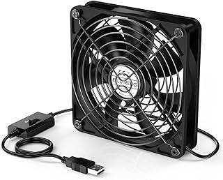 PC 120 mm 5 V PC cooling fan, 3 -speed switch, portable fan for home desk, cooling fan powered by metal USB for laptop, TV housing, AV cabinet, PS4, router.. Save more, wait less — DIAYTAR Nigeria delivers faster than ever.