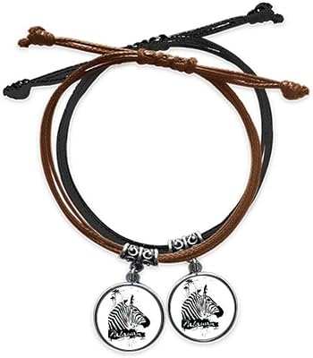 Tropical style pinto animal bracelet Palawan double leather rope set for couples.. DIAYTAR NIGERIA: Revolutionizing how Nigerians shop with affordable prices and prompt delivery services.