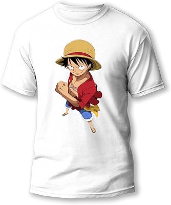 Monkey D -Luffy print t -shirt - One piece - Adult gift shirts.. Shop the smart way with DIAYTAR NIGERIA's extensive selection and budget-friendly nationwide delivery.