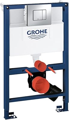 Grohe Rapid SL 3 in 1 collection 38773000 for suspended WC, 0.82 m (wall supports and chrome universal protection plate).. Elevate your shopping experience with DIAYTAR NIGERIA's vast catalog and budget-friendly options.