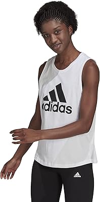 Essentials tank top t-shirt with large adidas logo for women (package of 1).. Your budget-friendly online marketplace, DIAYTAR NIGERIA delivers a world of products in just 5-8 days.